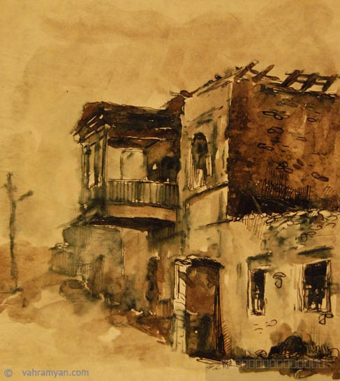 Artwork, landscape, by Armen Vahramyan