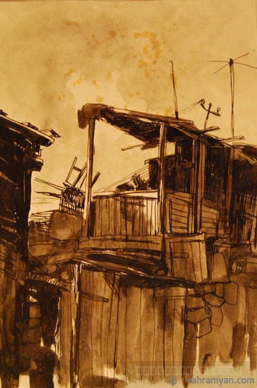 Artwork, landscape, by Armen Vahramyan
