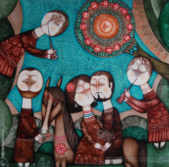 Artwork, painting, by Armen Vahramyan