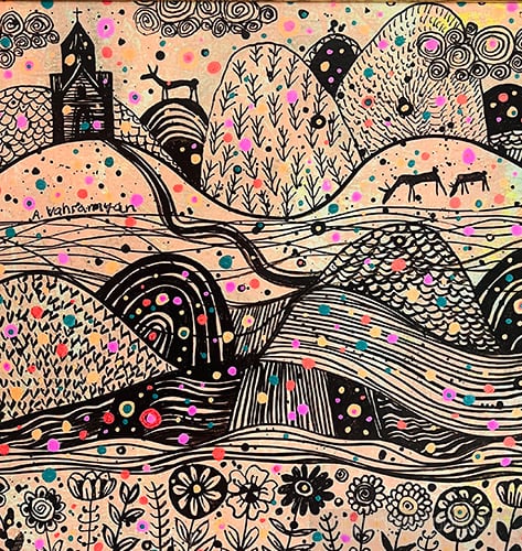 Artwork, graphic artwork, by Armen Vahramyan