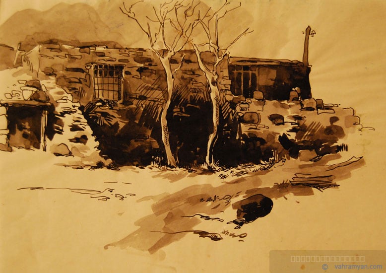 Artwork, landscape, by Armen Vahramyan