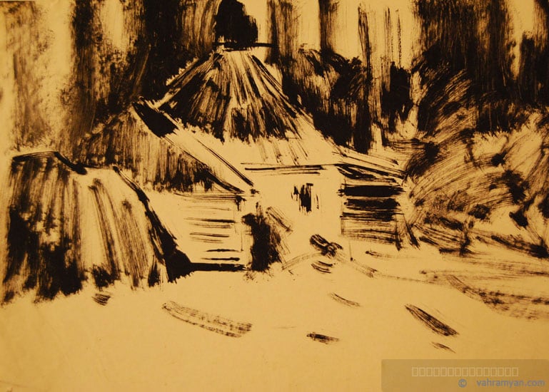 Artwork, landscape, by Armen Vahramyan
