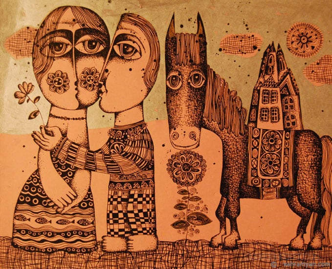 Artwork, graphic artwork, by Armen Vahramyan