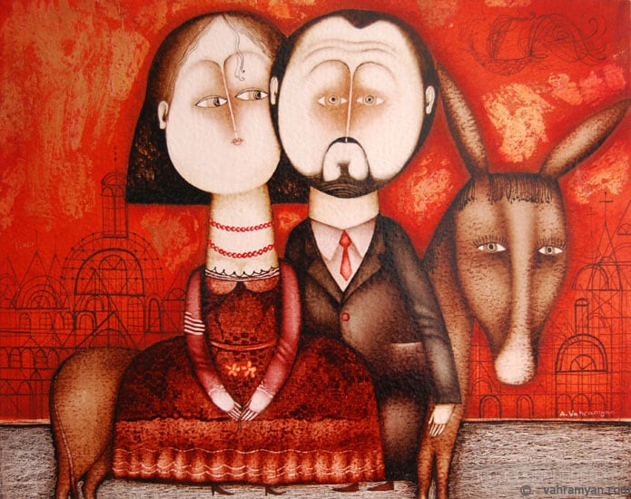 Artwork, painting, by Armen Vahramyan