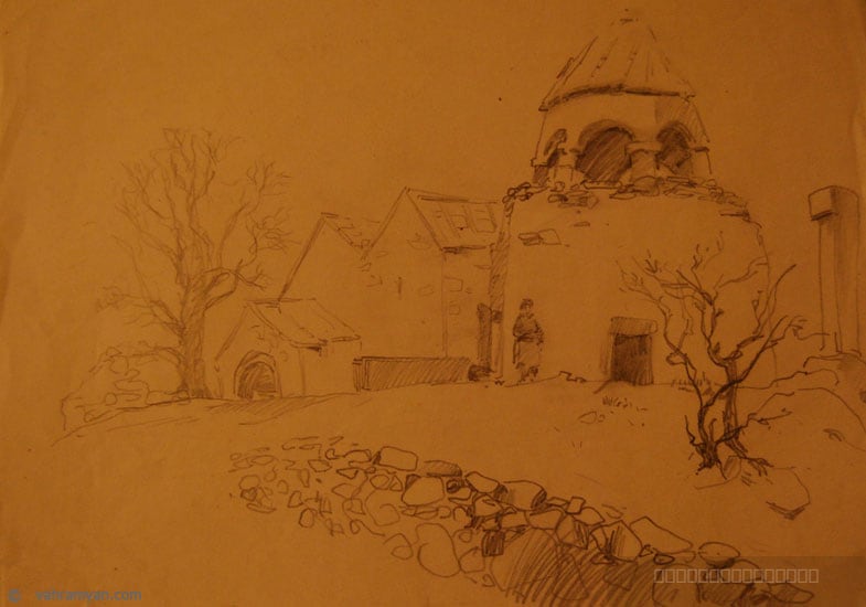 Artwork, landscape, by Armen Vahramyan