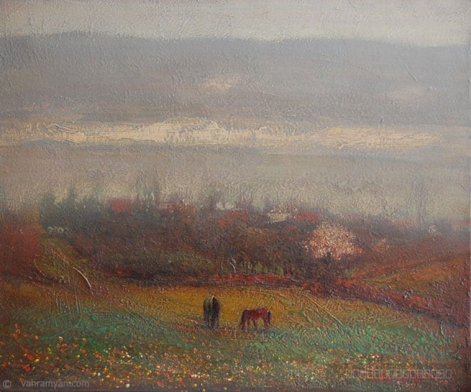 Artwork, landscape, by Armen Vahramyan