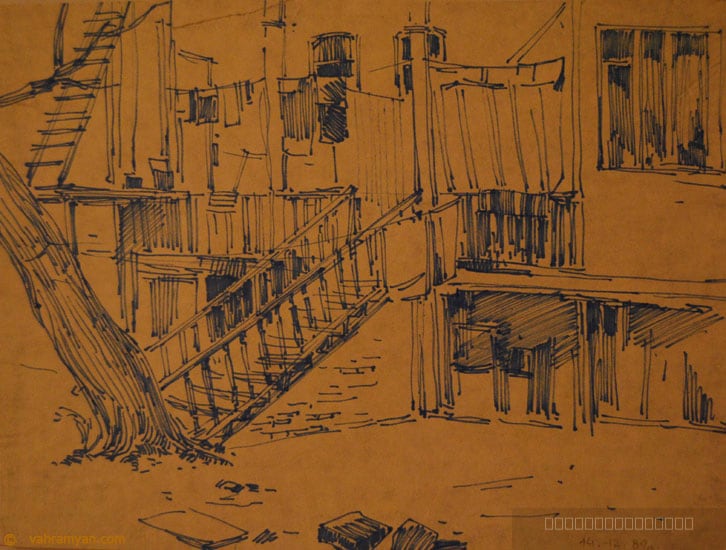 Artwork, landscape, by Armen Vahramyan