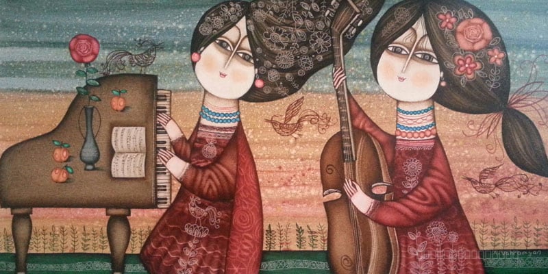 Artwork, painting, by Armen Vahramyan