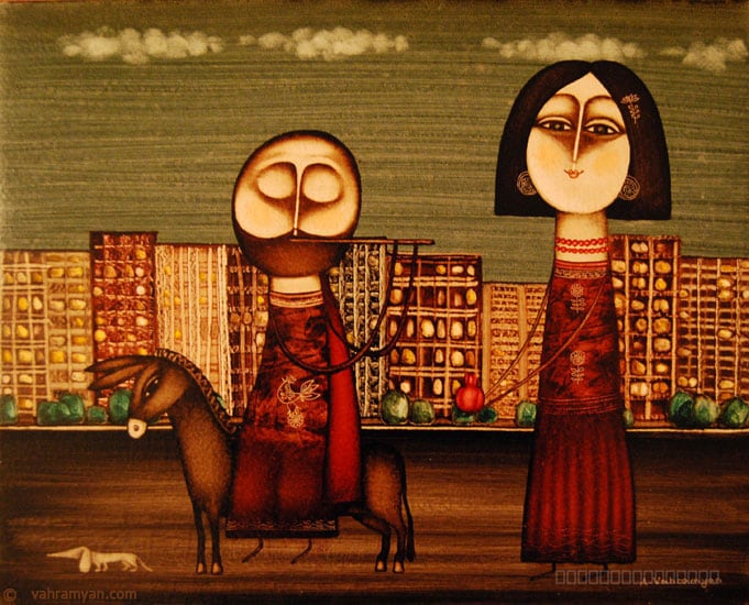 Работа, живопись, Армен Ваграмян