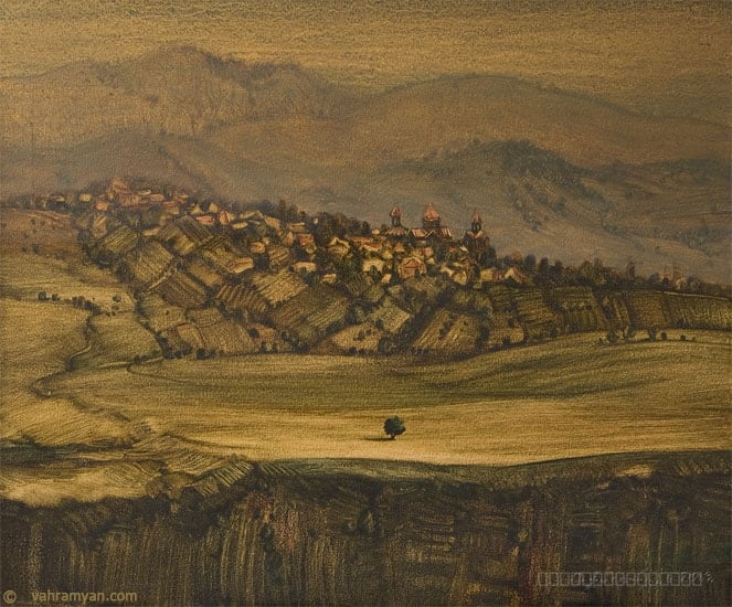 Artwork, landscape, by Armen Vahramyan