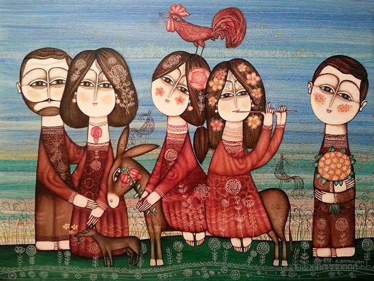 Artwork, painting, by Armen Vahramyan