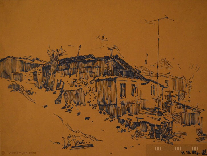 Artwork, landscape, by Armen Vahramyan