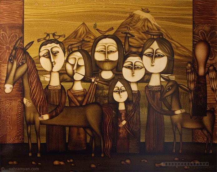 Artwork, painting, by Armen Vahramyan