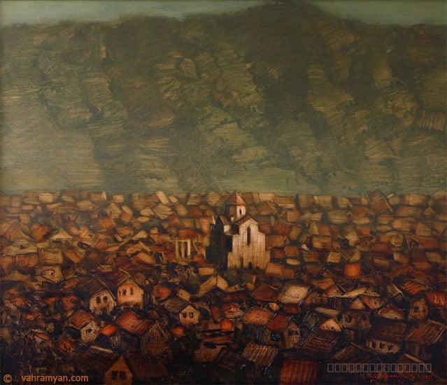 Artwork, landscape, by Armen Vahramyan
