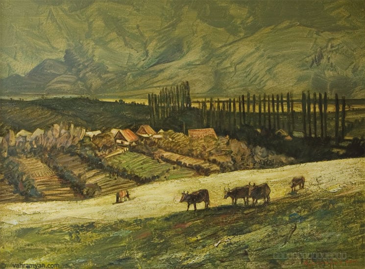 Artwork, landscape, by Armen Vahramyan
