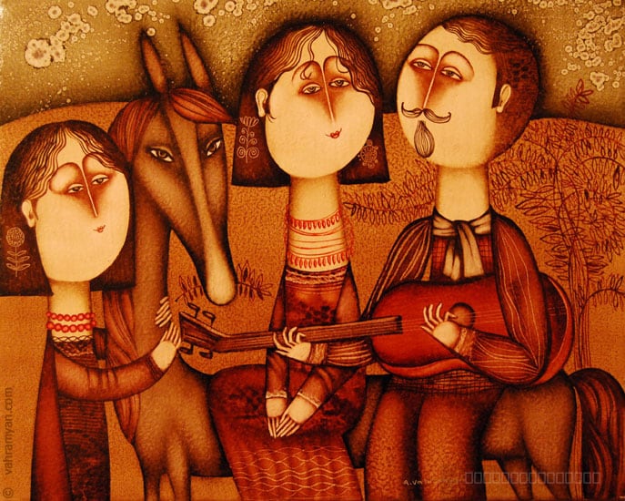 Artwork, painting, by Armen Vahramyan