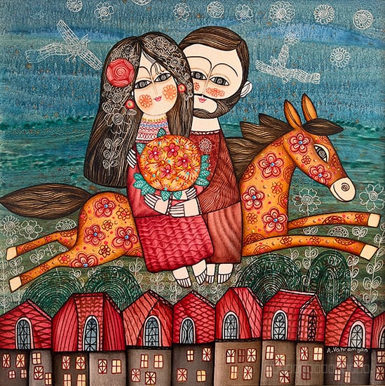 Artwork, painting, by Armen Vahramyan