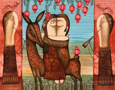 Работа, живопись, Армен Ваграмян