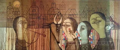 Работа, живопись, Армен Ваграмян