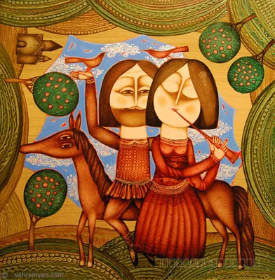 Работа, живопись, Армен Ваграмян