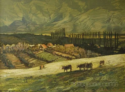 Работа, пейзаж, Армен Ваграмян