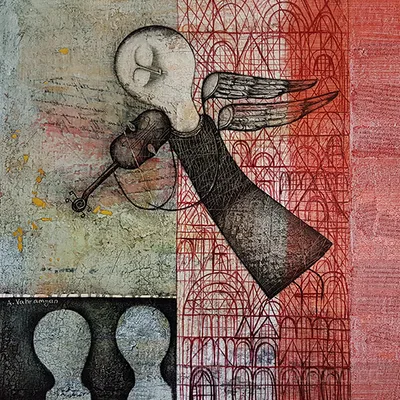 Работа, живопись, Армен Ваграмян
